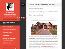 Tablet Screenshot of dairyview.com